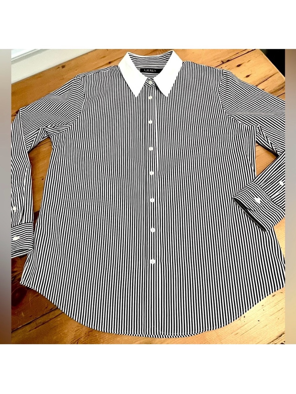 Lauren by Ralph Lauren Black Label Button Down Shirt